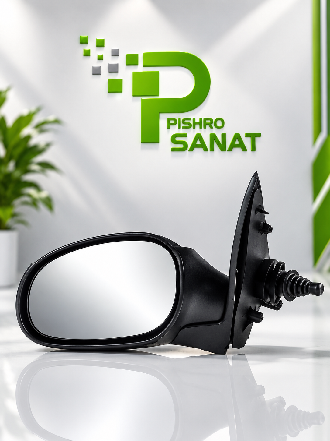 آینه بغل پژو 206 دستی سمت چپ