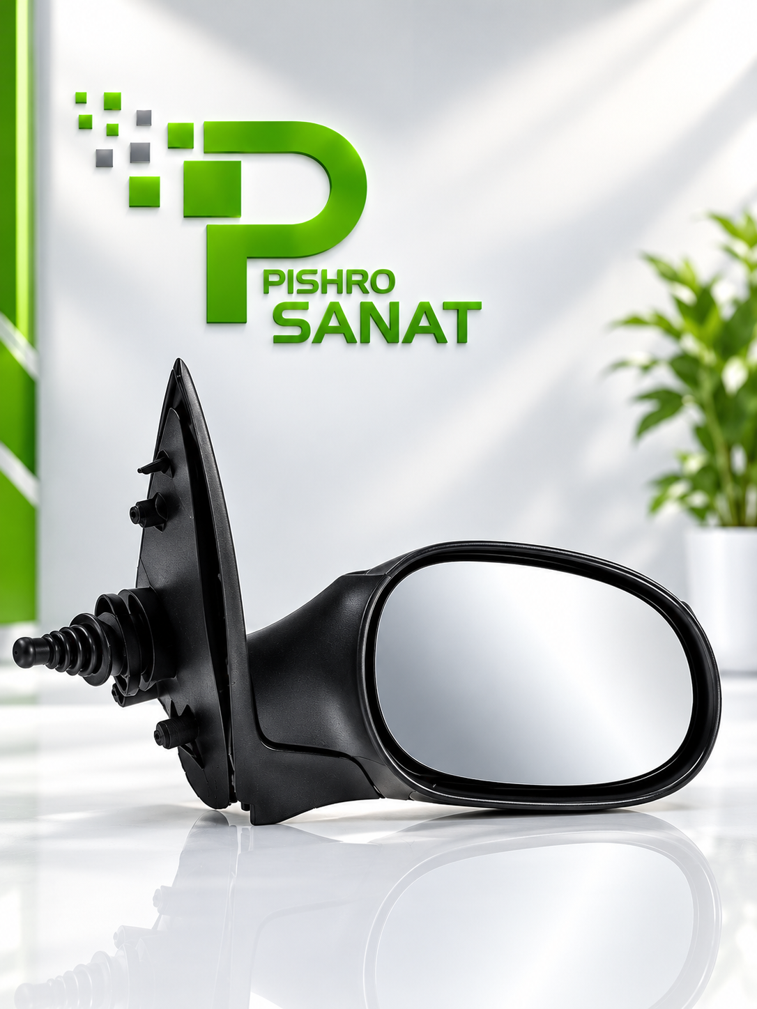 آینه بغل پژو 206 دستی سمت راست